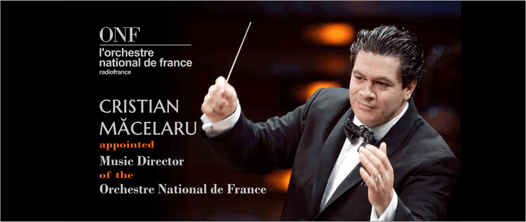 roumain Cristian Măcelaru chef d'orchestre dirigera Orchestre national de France