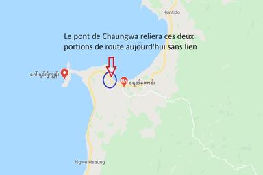 Le pont de Chaungwa en Birmanie