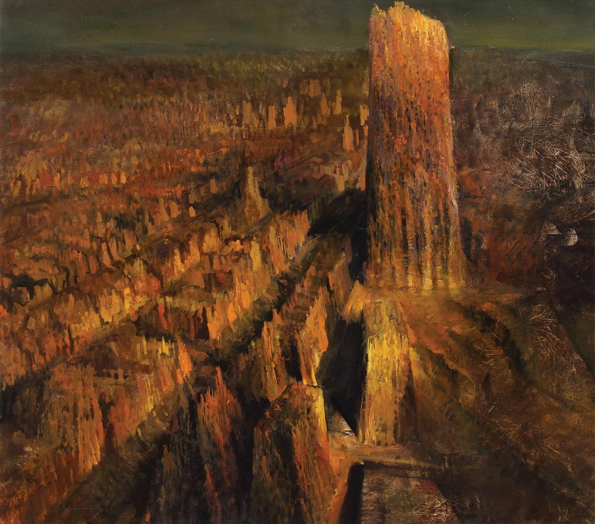 Adrian Ghenie ableau Untitled plus grosse vente art contemporain roumain