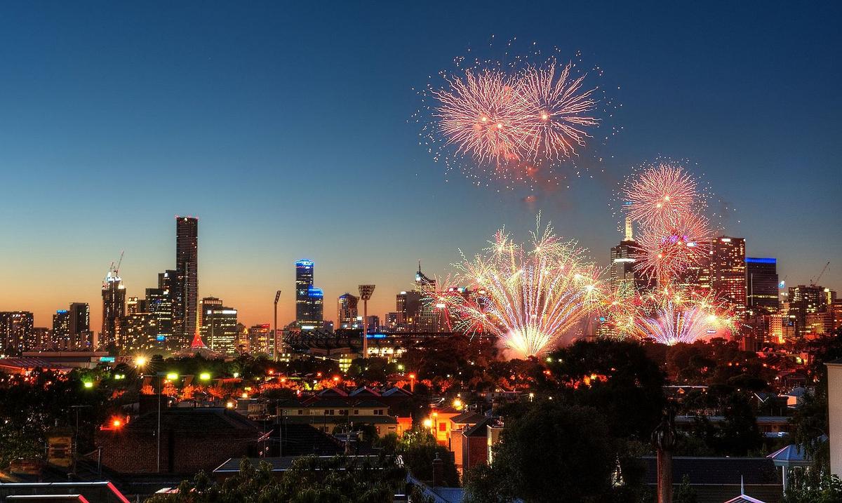melbourne feu artifice