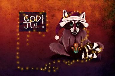 God Jul illustration journal stockholm