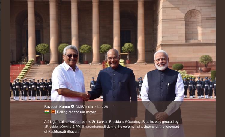 Narendra Modi Gotabaya Rajapaksa