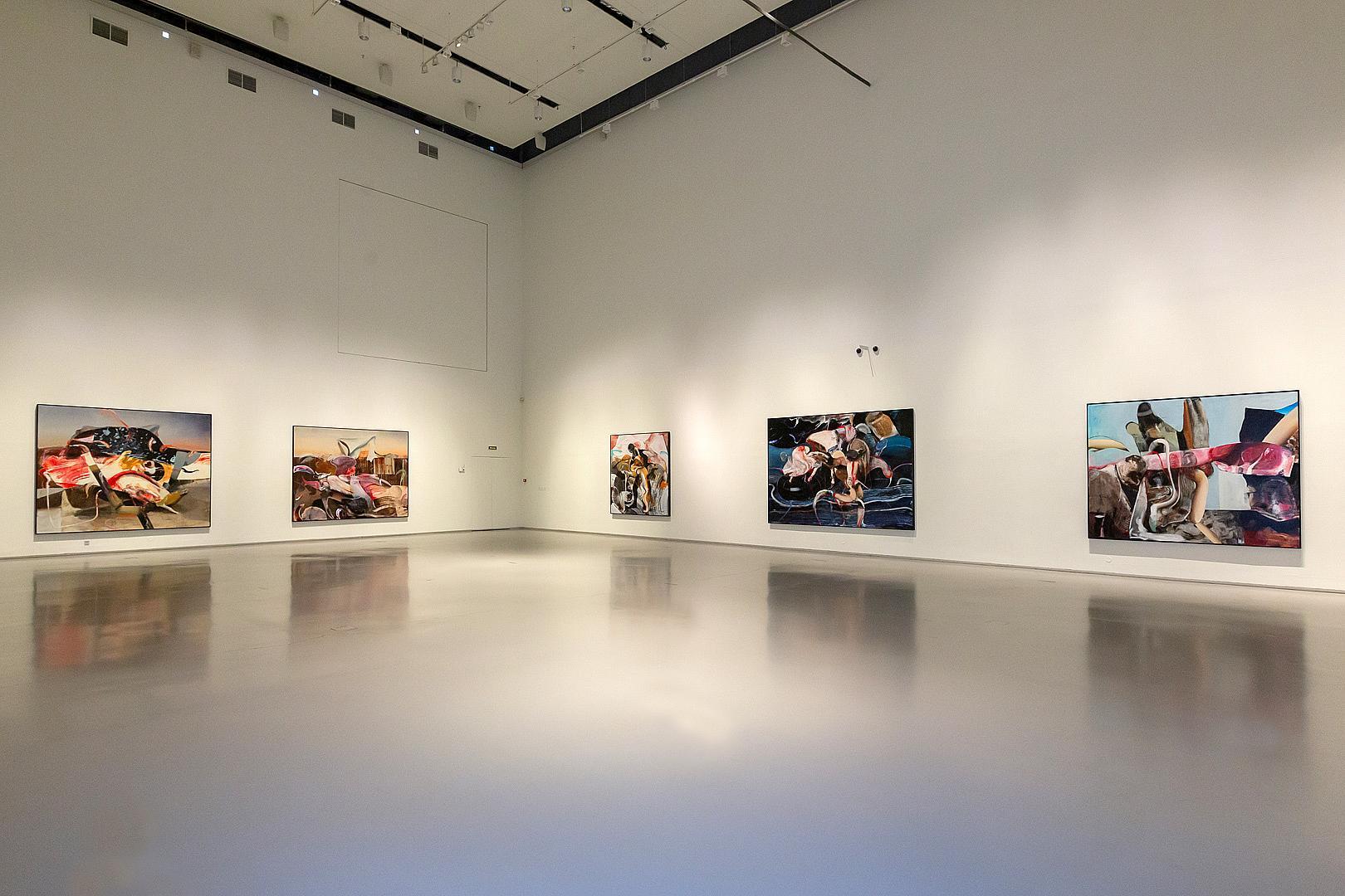 Adrian Ghenie exposition j'ai transformé en mon seul visage Ermitage à Saint-Pétersbourg Russie roumanie