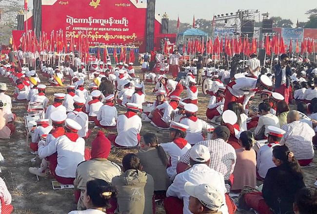 le jour national de la nation Mon en Birmanie