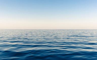 Zone d'eau chaude dans l'Océan Pacifique