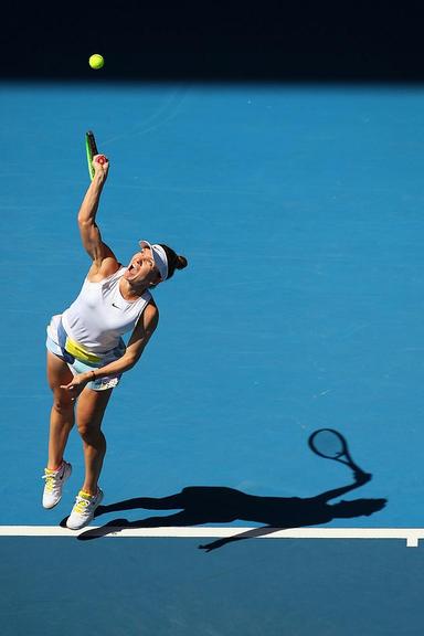 simona halep tennis qualifiée pour les quarts de finale de l'Open d'Australie