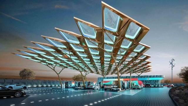 La station-service du futur est terminée à 40%