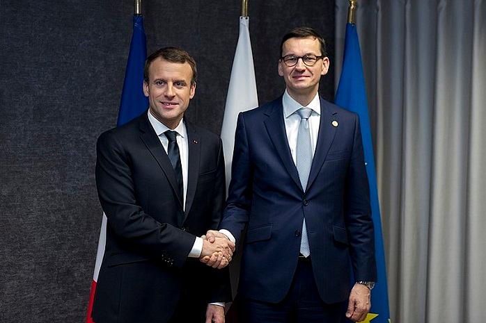 Visite Macron Pologne Morawiecki