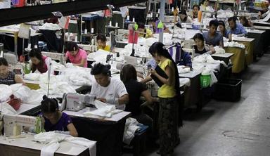 Usine textile en Birmanie