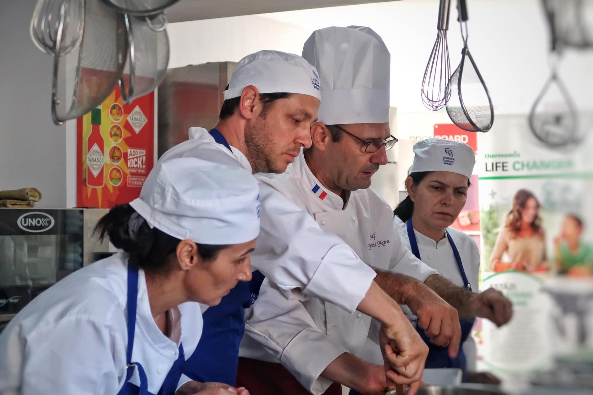 chef cuisinier français Stéphane Mora gastronomie roumanie Horeca School