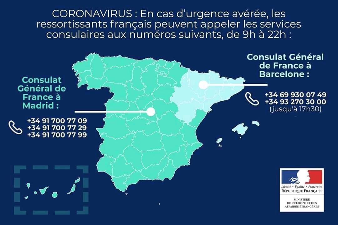 Coronavirus Ambassade de France