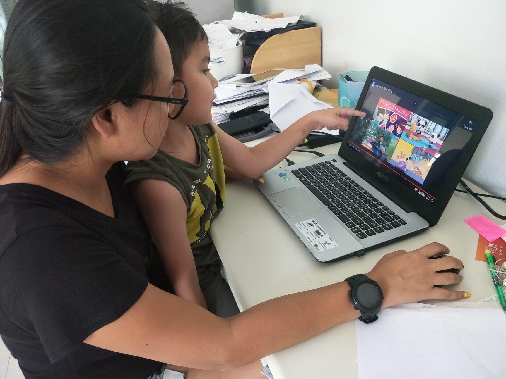 Enseignement-distance-coronavirus-Thailande