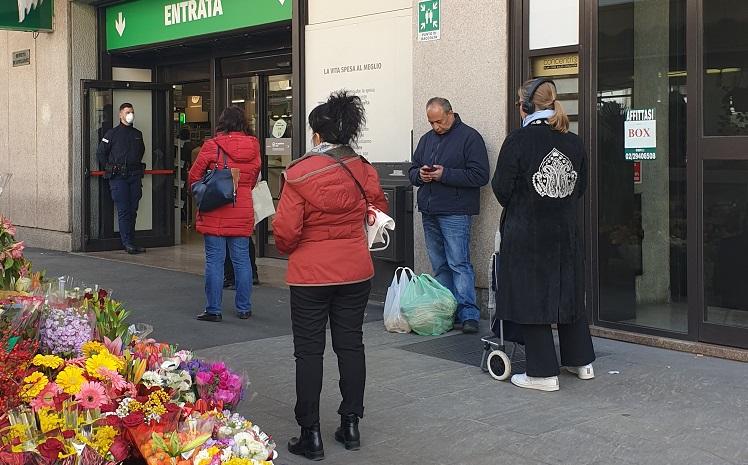 Supermarché coronavirus