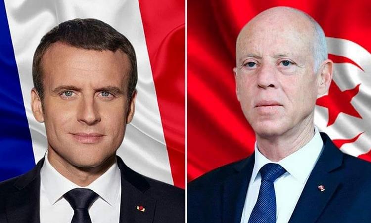 emmanuel macron kais saied entretien