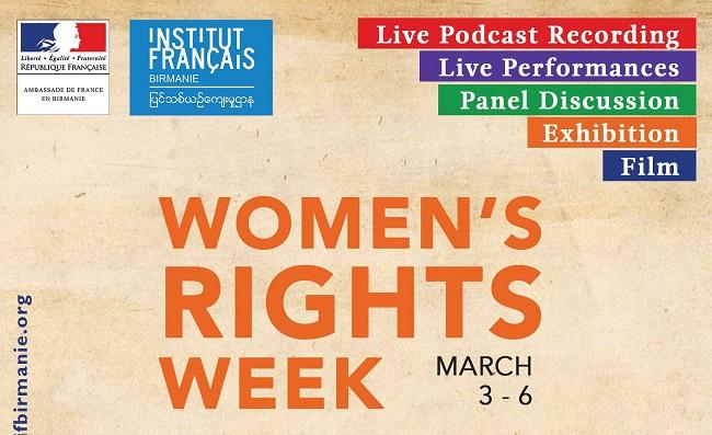 semaine des droits de la femme 2020 en Birmanie