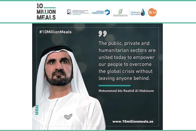 Le Cheikh Mohammad lance la campagne « 10 millions de repas »