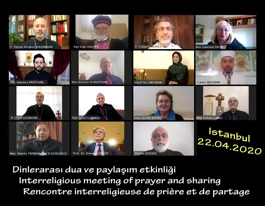 Rencontre interreligieuse inédite à Istanbul avril 2020
