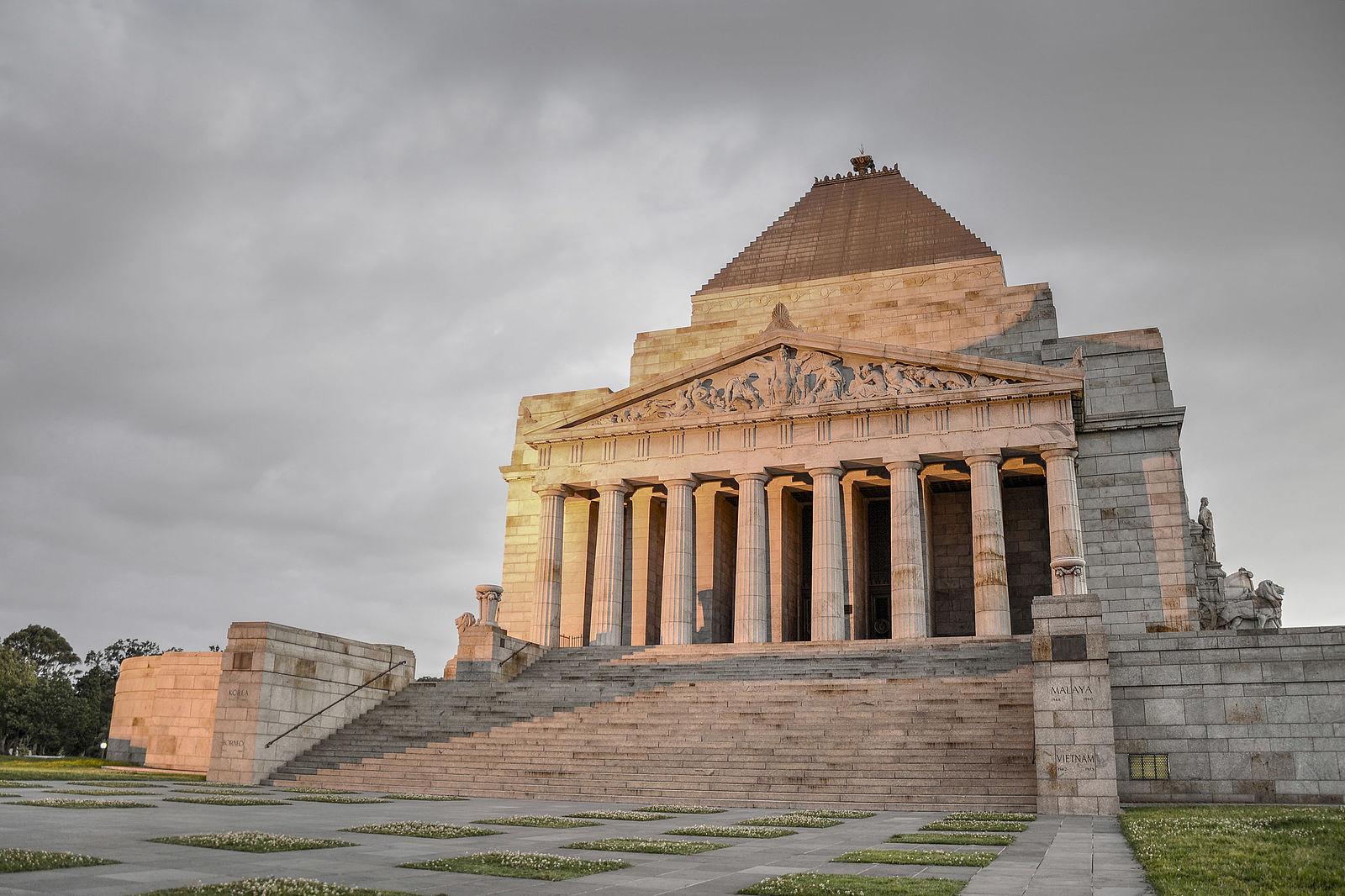 shrine remembrance anzac bretonneux