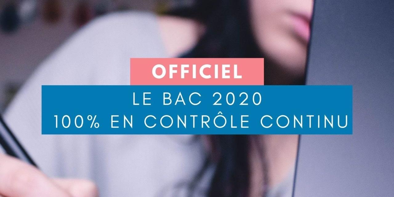 BAC 2020 Blanquer Confinement contrôle continu COVID-19