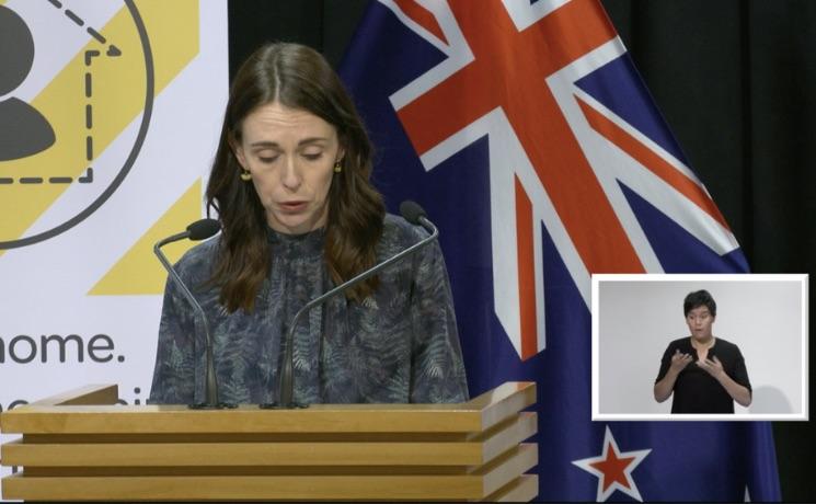 Ardern Décision Lockdown