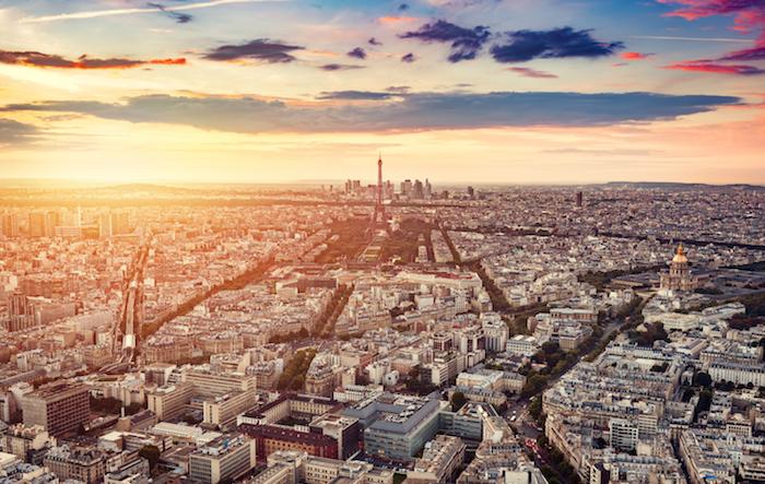 paris-france-at-sunset-aerial-view-5H2RB9Y