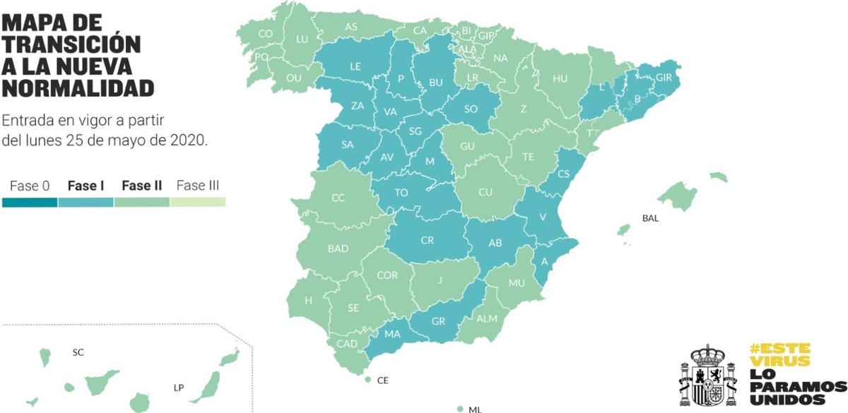 Fase 2 Granada Malaga Junta Andalucia COVID-19