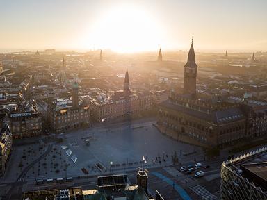 Oliver Förstner Rådhuspladsen place mairie photo Copenhague vue ciel