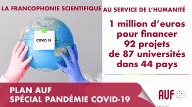 auf aide d'un million d'euros pour aider étudiants covid-19