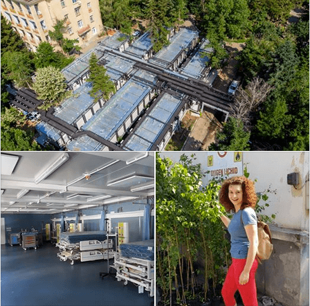 hôpital financé par des donc achevé Bucarest roumanie coronavirus