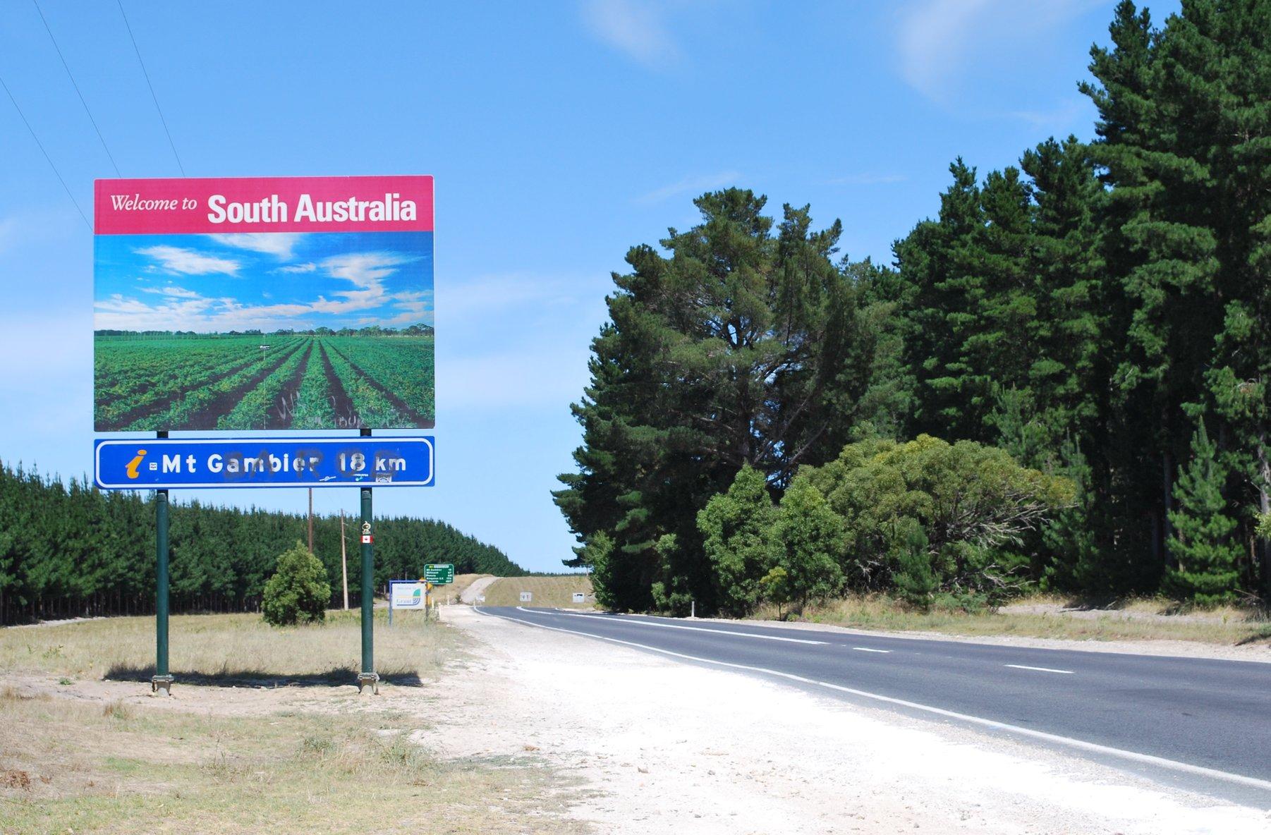 australie meridionale victoria frontiere