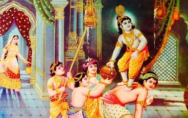 Krishna Dahi Handi pyramide janmashtami