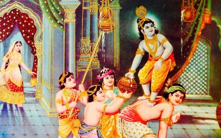 Krishna Dahi Handi pyramide janmashtami