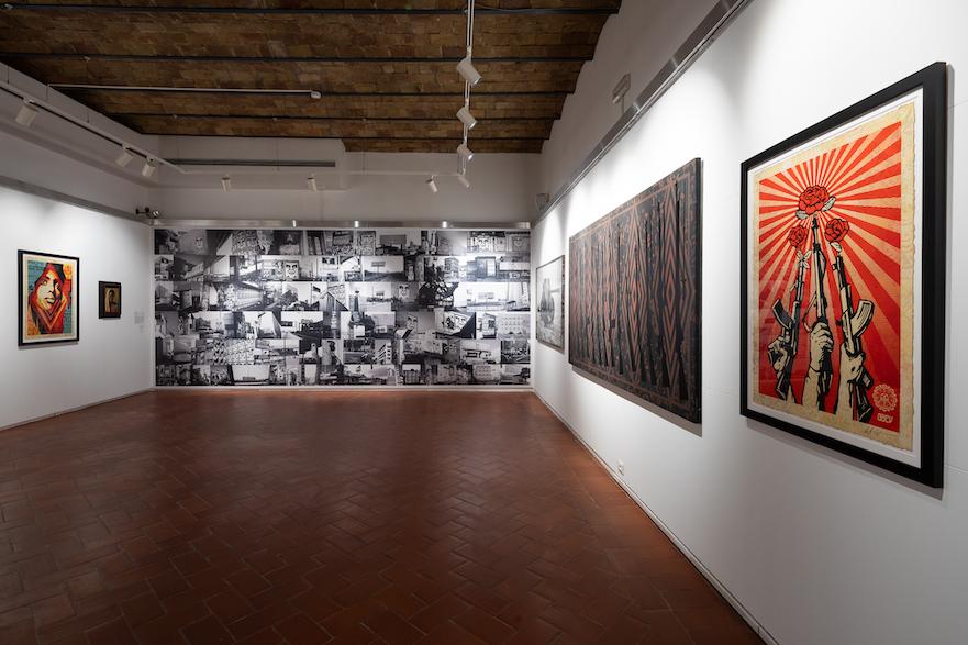 Shepard Fairey à la Galerie d'Art Moderne Rome