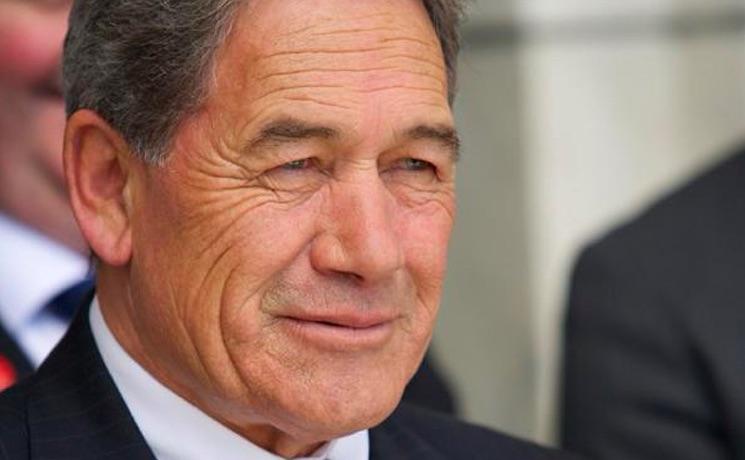 Winston Peters Bulle voyage NZ