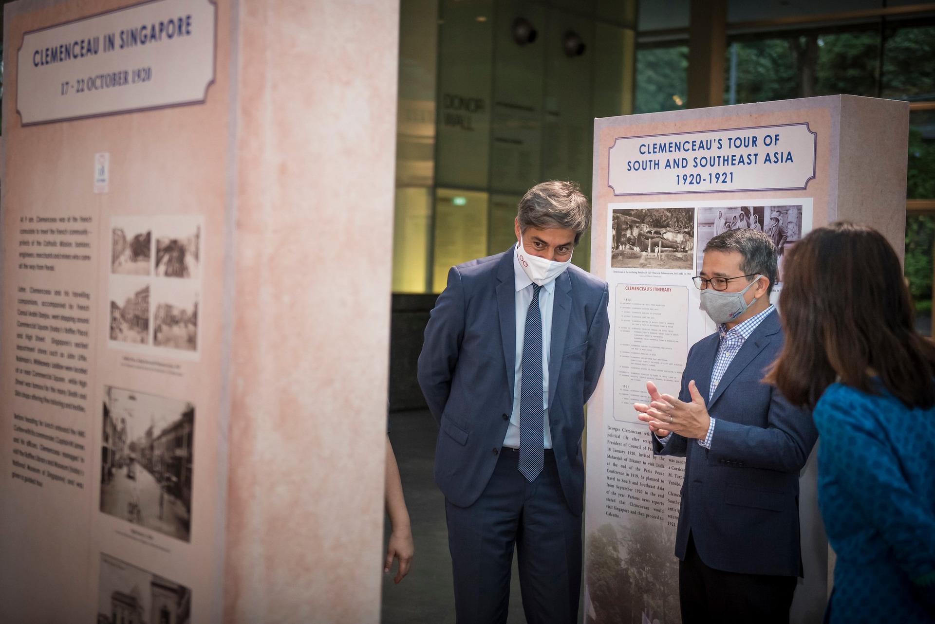 exposition "Clemenceau à Singapour" voilah! 2020