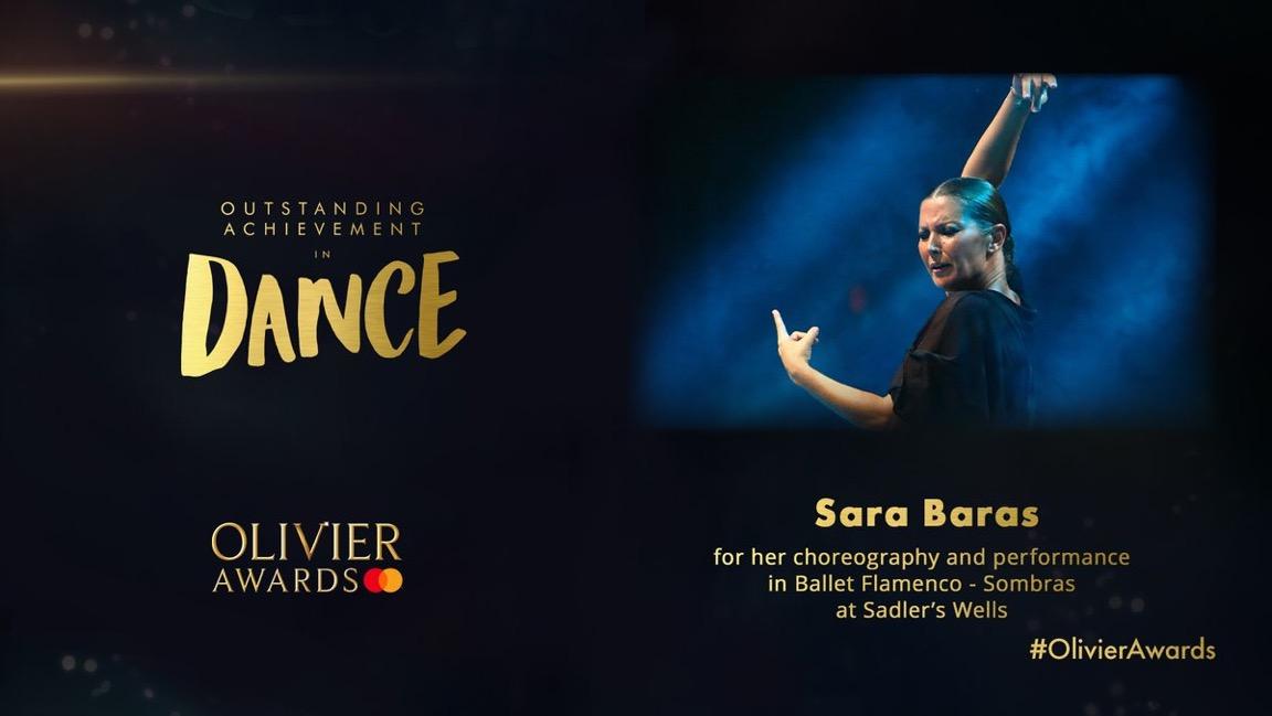 Olivier Prize Sara Baras