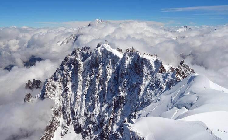 mont blanc france italie