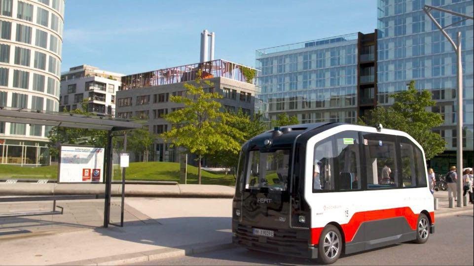 navette électronique autonome hambourg