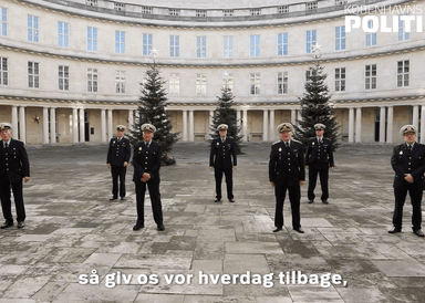 choeur police danoise corona covid chanson