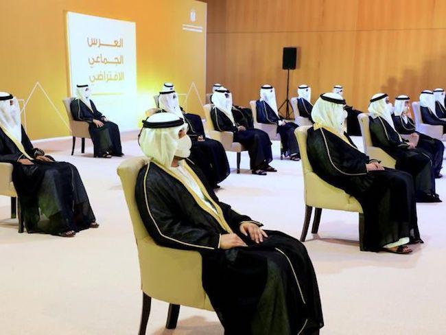 Le Cheikh Mohammed participe au premier mariage virtuel groupé