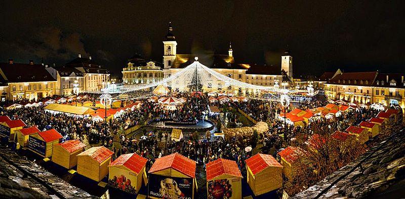 Le marché de Noël de Sibiu suspendu en raison de la pandémie