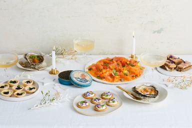 caviar saumon noel petrossian