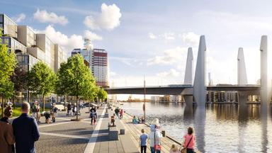 Göteborg travaux Älvstaden