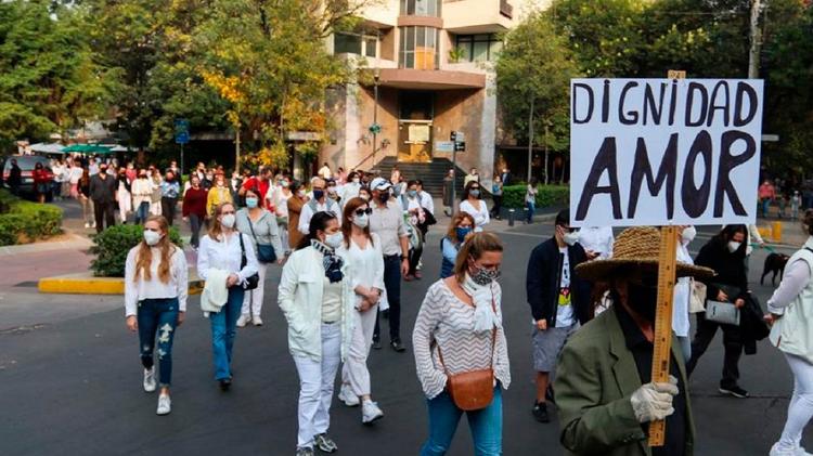 Marche blanche Baptiste Lormand