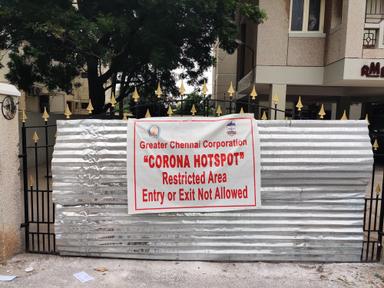 covdi chennai restrictions india inde virus