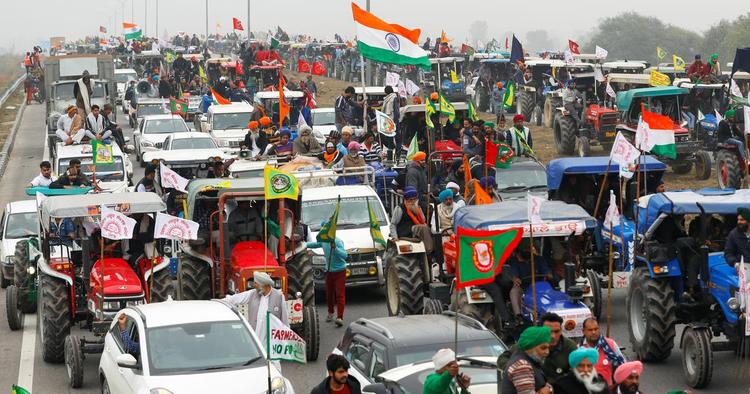 manifestations india inde farmers agriculteurs - 7 janvier