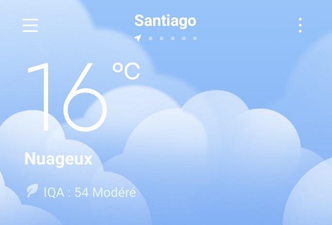 météo chili froid été