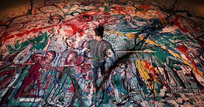 plus grande toile du monde