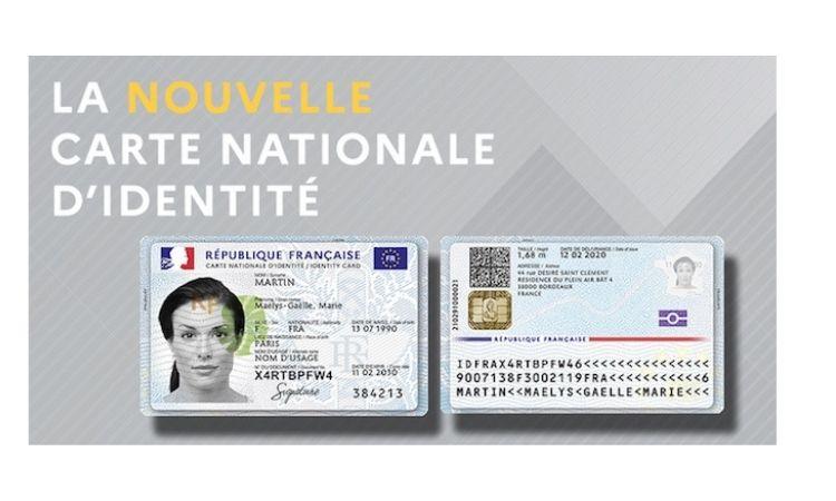 carte identite nationale nouveau format France
