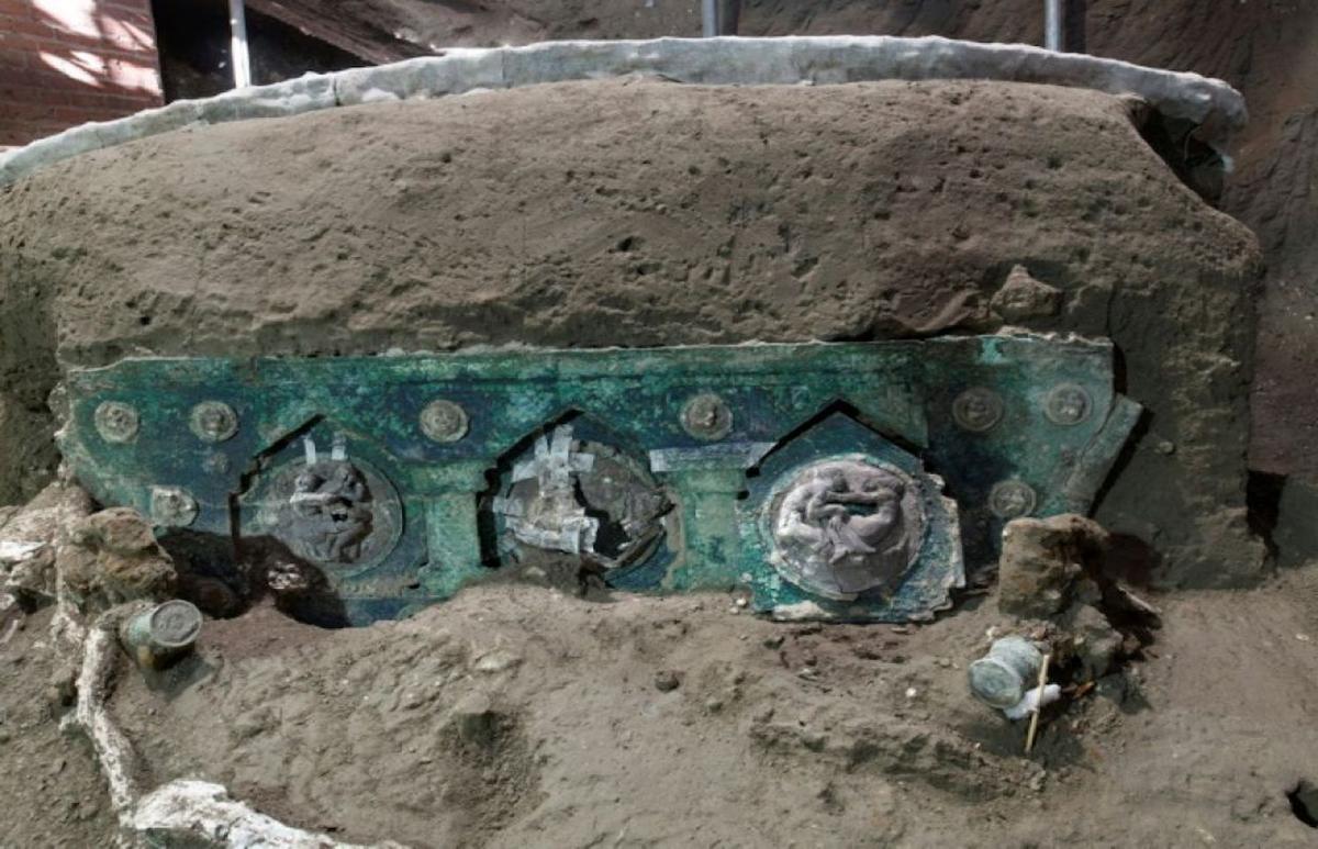 Char découverte Pompéi